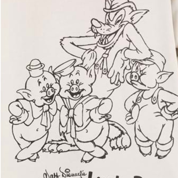 Disney 100 Collection Disney Silly Symphony Three Little Pigs Sweatshirt - Picture 2 of 4